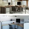 Obex Acrylic Desk Mount & Panel Extenders by^ Study Carrels