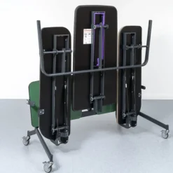BioFit ADA Fold & Roll Booth w/ Low Partition & Extendable Lift^ Ada & Wheelchair Desks|Cafeteria Booths