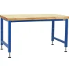 BenchPro Adams Butcher Block Top Electric Height Adjustable Workbench^ Makerspace & Shop