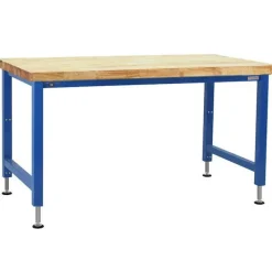 BenchPro Adams Butcher Block Top Electric Height Adjustable Workbench^ Makerspace & Shop