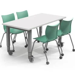 Smith System Adjustable Dry Erase Top Planner Studio Tables^ Dry Erase|Makerspace & Shop