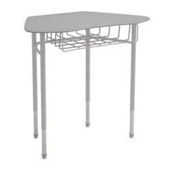 Columbia Adjustable Hard Plastic Hexagon Desks^ Collaborative Desks|Open Front School Desks