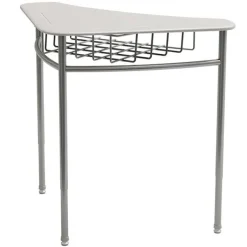 Columbia Adjustable Hard Plastic Tri-Cornered Desks^ Collaborative Desks|Open Front School Desks
