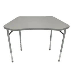 Columbia Adjustable-Height ADA-Compliant Octagon Student Desk with Laminate Top - 27"-34"H^ Ada & Wheelchair Desks