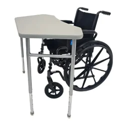 Columbia Adjustable-Height ADA-Compliant Octagon Student Desk with Laminate Top - 27