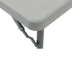 National Public Seating Adjustable Height Fold In Half Plastic Folding Table - 24