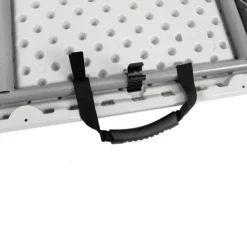 National Public Seating Adjustable Height Fold In Half Plastic Folding Table - 24