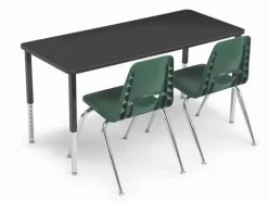 Smith System Adjustable Height Laminate Science Lab Table (24'' x 54'')^ Science|Science Tables