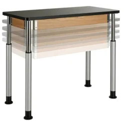 Diversified Spaces Adjustable Height Science Tables^ Makerspace & Shop