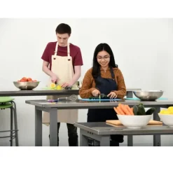 Smith System Adjustable Planner Studio Stainless Steel Top Table^ Makerspace & Shop