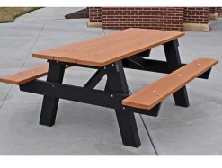 Frog Furnishings A Frame ADA Outdoor Picnic Table^ Picnic Tables|Outdoor Picnic