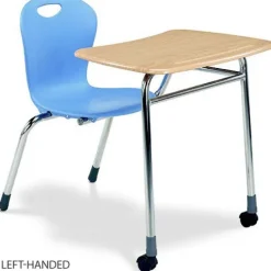 Virco Agile Mobile Combo Desk w/ ZUMA Shell^ Combo Chair Desks