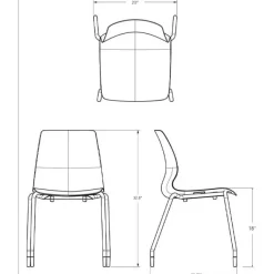 Smith System Agree Stack Chair - 18