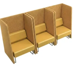 Mooreco Akt High Back Chair Soft Seating Privacy Package^ Reception & Waiting Room|Soft Seating
