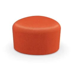 Mooreco Akt High Back Loveseat Soft Seating and Ottoman Privacy Package^ Reception & Waiting Room|Soft Seating