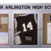 Ghent Aluminum Frame Bulletin Board w/Header for Indoor Use^ Enclosed Boards