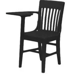 Community Americana Solid Oak Tablet Arm Chair^ Tablet Arm|Combo Chair Desks