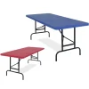 National Public Seating American Colors Adjustable Height Plastic Folding Tables^ Folding