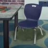Regency Office Products Andy Indigo Stack Chair (12'' H - Pre - K)^ Plastic Stacking Chairs