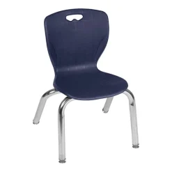 Regency Office Products Andy Indigo Stack Chair (12'' H - Pre - K)^ Plastic Stacking Chairs