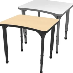 Marco Group Apex Series Curve Desks^ Dry Erase Desks|Open Front School Desks