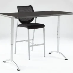 Iceberg ARC Adjustable Standing Height Table^ Stand-Up Student Desks
