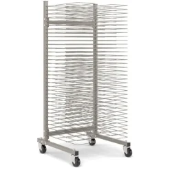 Bulman Art Drying Rack w/ 35 Trays & Casters^ Flat File & Paper Racks