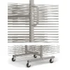Bulman Art Drying Rack w/ 70 Trays & Casters^ Flat File & Paper Racks