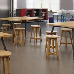 Allied Artisan Wood X-Base Stools^ Stools|Stools