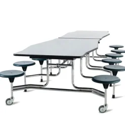 BioFit Avant Series Cafeteria Tables w/ 12 round Stools^ Cafeteria|Cafeteria Tables