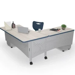 Mooreco Avid L-Shaped Desk^ Teacher Desks|Instructor Desks