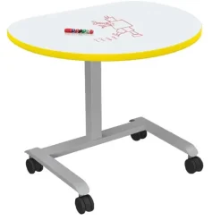 Mooreco Avid Pneumatic Conference End Desk w/ Dry Erase Top^ Stand-Up Student Desks