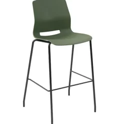 KFI Seating Bar Height Cafe Table with Six Lola Stools - 36'' X 72'' Rectangle^ Cafe Table & Chair Sets|Cafe Tables