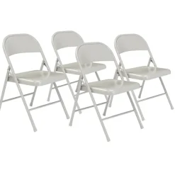 National Public Seating Basics All Steel Folding Chairs (4 Pack)^ Folding Chairs