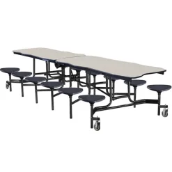 National Public Seating Bedrock Mobile Stool Tables^ Cafeteria|Cafeteria Tables