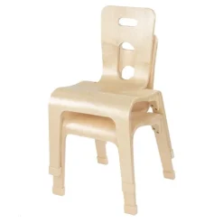 Wood Designs Bentwood Chair Set of 2 (14'' H - K-2nd)^Kids Wooden Chairs|Kids Chairs