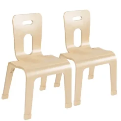 Wood Designs Bentwood Chair Set of 2 (14'' H - K-2nd)^Kids Wooden Chairs|Kids Chairs