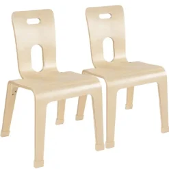 Wood Designs Bentwood Chair Set of 2 (16'' H - 2nd - 4th)^Kids Wooden Chairs|Kids Chairs