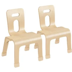 Wood Designs Bentwood Chair Set of 2 (10'' H - Pre - K)^Kids Wooden Chairs|Kids Chairs