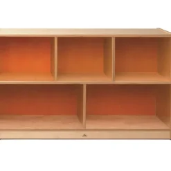 Whitney Plus Birch Storage Cabinet^ Cubbies
