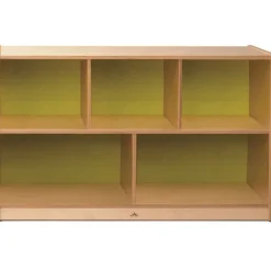 Whitney Plus Birch Storage Cabinet^ Cubbies