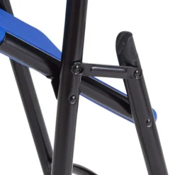 National Public Seating Blue Plastic Folding Table & Chair Set- 30'' x 72'' Rectangle Folding Table with 4 Blue Folding Chairs^ Folding Chairs|Folding Tables & Chairs