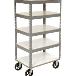 Global Industrial Boltless Shelf Truck with 5 Shelves^ Shelving