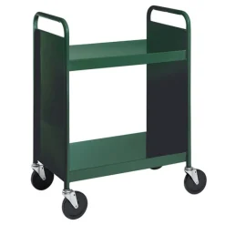 BioFit Book Truck w/ 3 Flat Top Shelves - 38