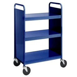 BioFit Book Truck w/ 3 Flat Top Shelves - 43