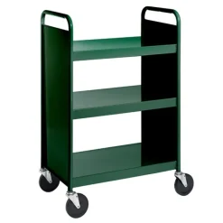 BioFit Book Truck w/ 3 Flat Top Shelves - 43