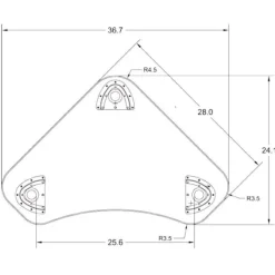 Mooreco Boomerang Snap Desk^ Collaborative Desks|Open Front School Desks