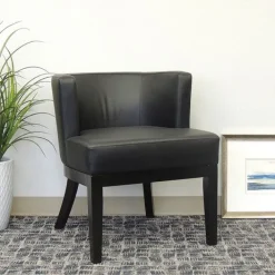 OfficeSource Bowery Barrel Back Arm Chair^ Reception & Waiting Room