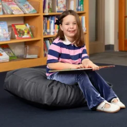 Jaxx Brio Vinyl Floor Cushion^ Bean Bag Chairs|Flexible Seating