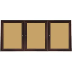 Ghent Bronze Aluminum Frame Bulletin Boards^ Enclosed Boards